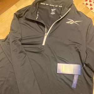 NWT Reebok quarter zip